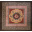 Early 20th Century Antique Room Size Square Shape Animal Design Mongolian Carpet