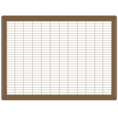 Brown Heavy Gauge Floor Grill