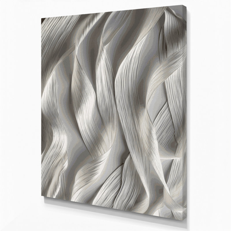 Toile diagonale à rayures gris clair sur toile gris graphite