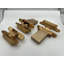 Charnières hydrauliques dissimulées or 2 pièces-125095781