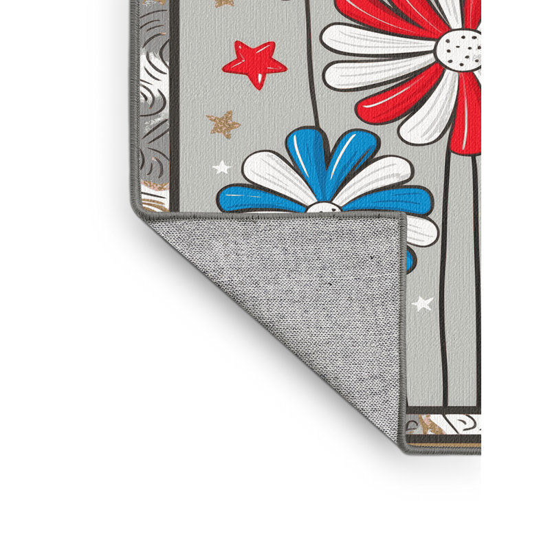Tapis de fête des Fêtes Ginza Six, Rectangle 6 pi x 9 pi