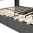 Bed Frame with LED, Wings Headboard Design-1385725512-1385725513