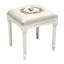 Tabouret de coiffeuse en bois massif Vantassel