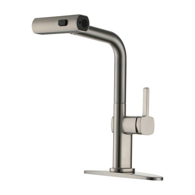 CASAINC Single Handle Pull Out Kitchen Faucet -  KCLT0060BN