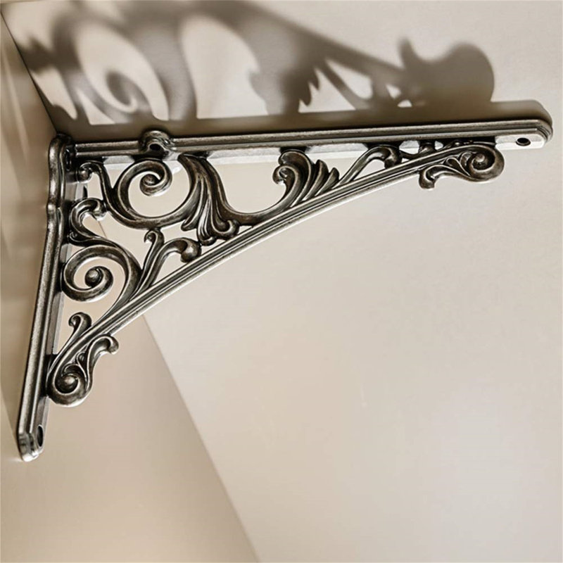 Abish Shelf Brackets, Brass