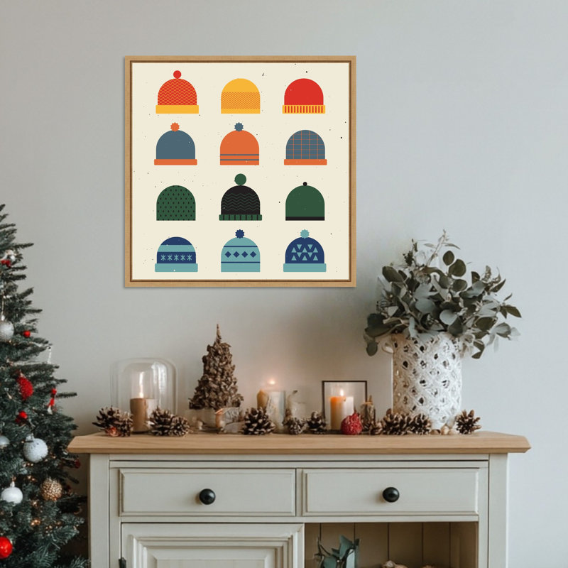 «Hats» par Vision Grasp, reproduction d'art sur toile encadrée