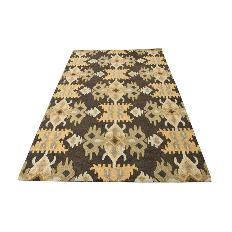 Tapis noir Otto