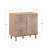 Seagrass 2-Door Accent Cabinet with Wood Frame-2047857197