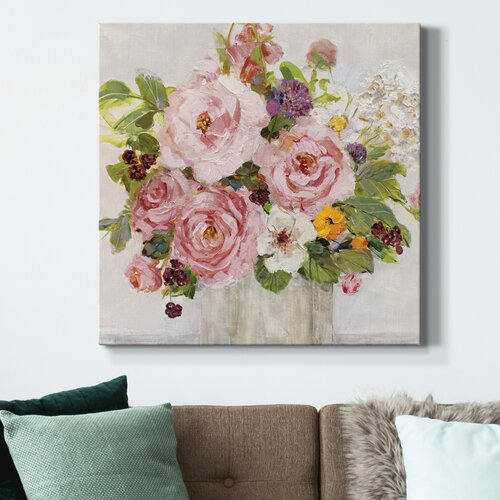 Winston Porter Becoming Blush I On Canvas & Reviews | Wayfair