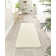 Solid Colour Shaggy Area Rug Ivory