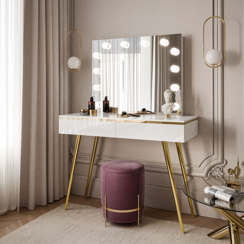 Avdulah Dressing Table with Mirror