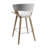 Binni 26.97" Fabric Upholstered Counter Bar Stools with Solid Wood Frame-2089799947