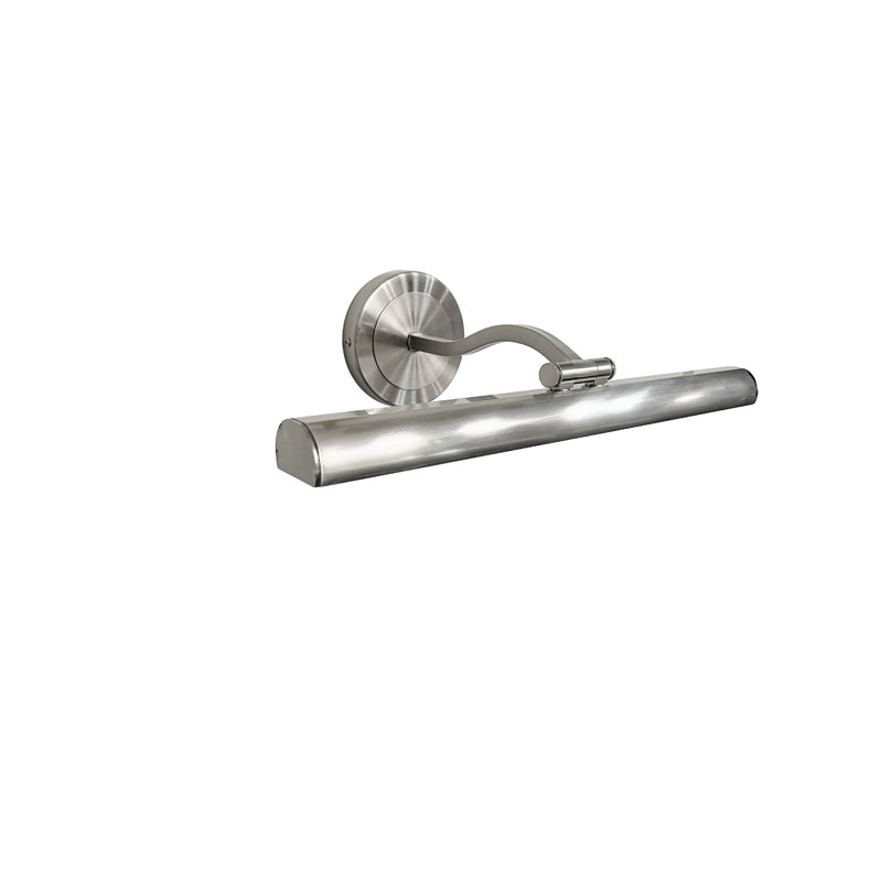 Lampe pour tableau Reina, Chrome satiné, H 2,75 po x l 16,25 po x P 9 po
