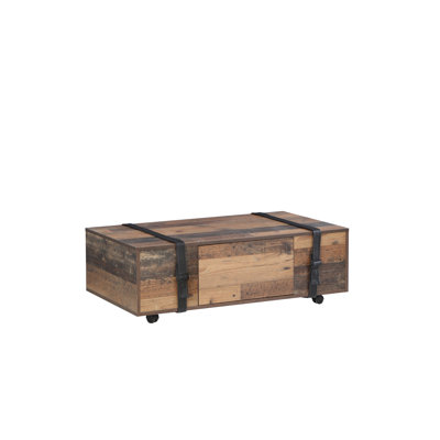 Caribbean Wheel Coffee Table with Storage