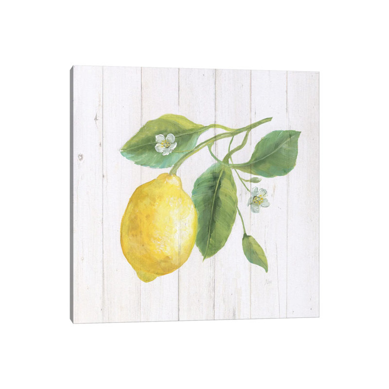 Lemon Fresh II By Nan - Wrapped Canvas Art Prints by Nan - Wrapped Canvas Gallery-Wrapped Canvas Giclée