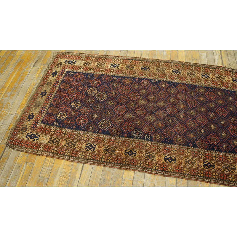 Hand Knotted Wool Geometric Area Rug