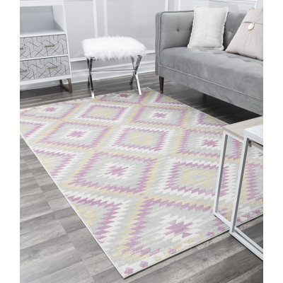 Mecca Bodrum Tribal BubbleGum Area Rug