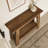 Rustic Console Table,2-Tier Entryway Table,Narrow Sofa Table