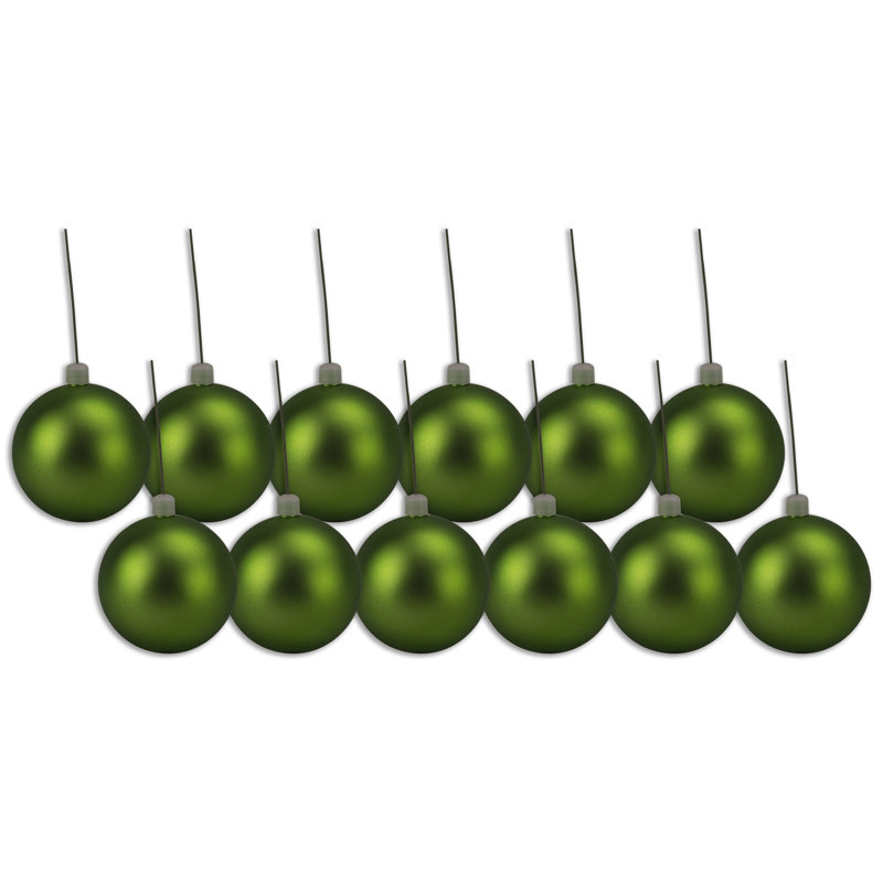 Ornement boule solide, Vert lime