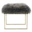 Edwin Faux Fur Upholstered Bench