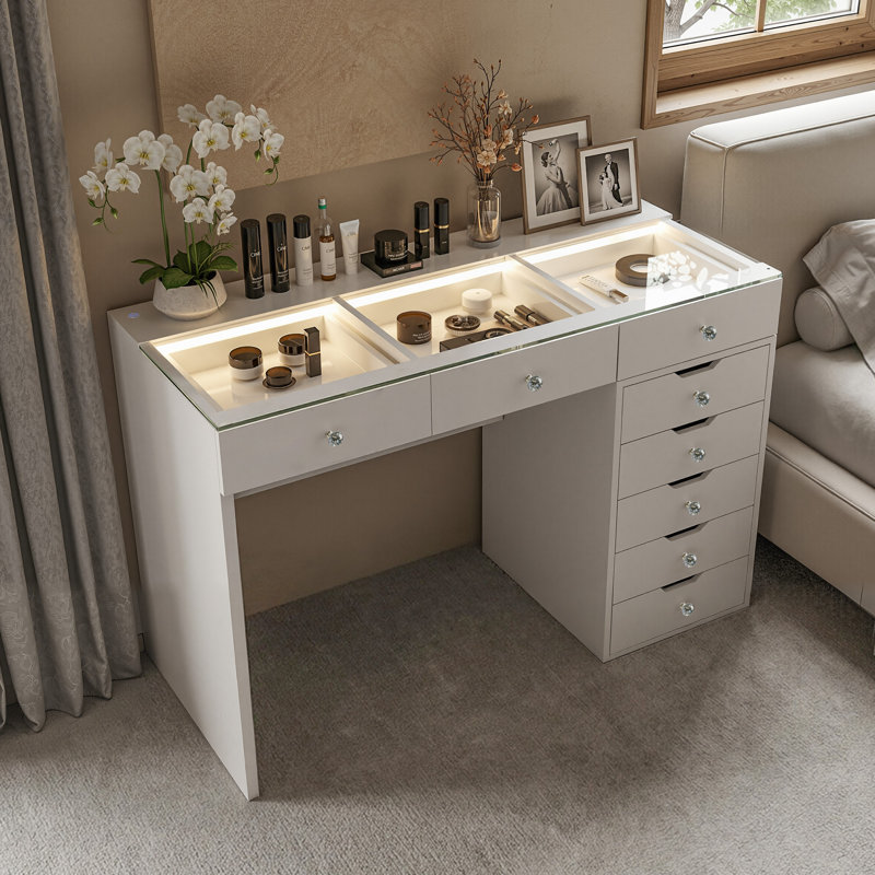 Nakeema Dressing Table with LED Lights