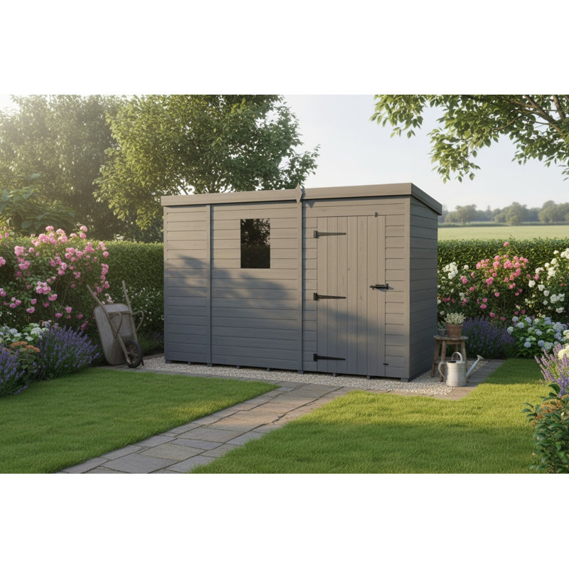9x5 Pent Composite Shed