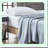 All-Season Cozy Queen Blanket - Plush Fleece Bedding in Solid Blue