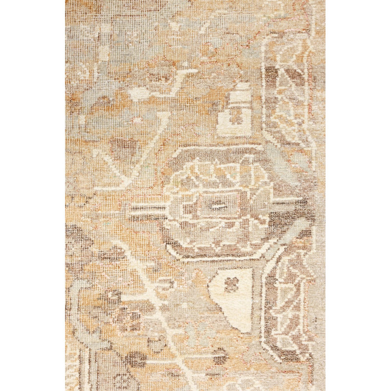 Tapis beige rectangulaire unique de 9 pi x 12 pi Rugs By Tissage