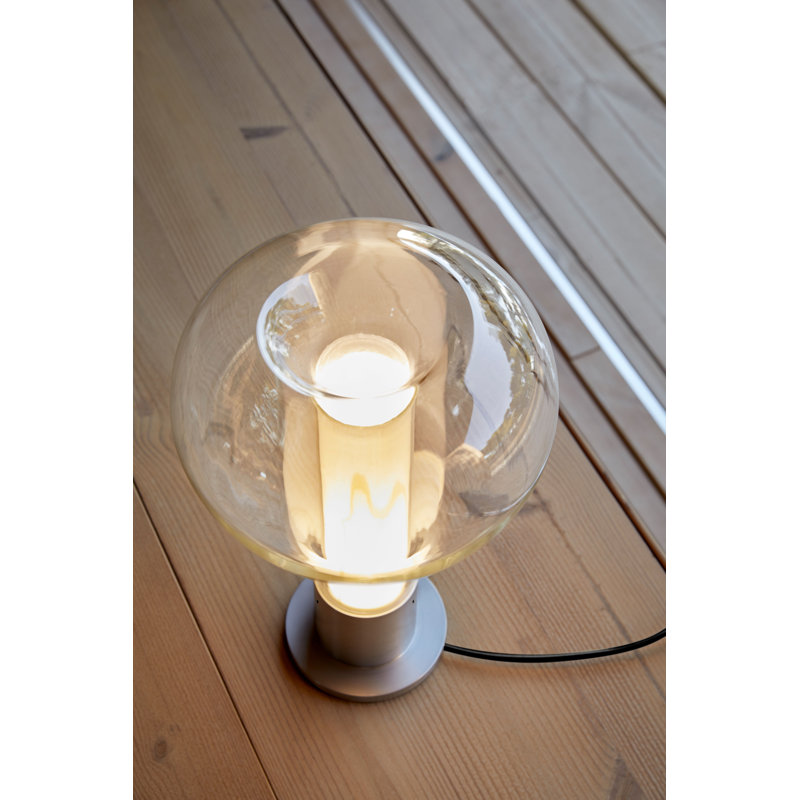Lampe de table Eris par Mayice Studio, Aluminium, Blanc Ivoire
