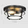 Nox Glass Flush Mount
