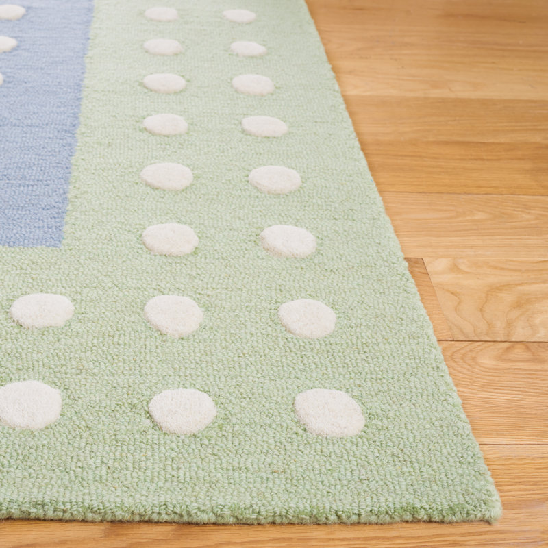 Safavieh Kids Hand Tufted 85% Wool And 15% Cotton With Latex Rug, Rectangle 5' x 8'