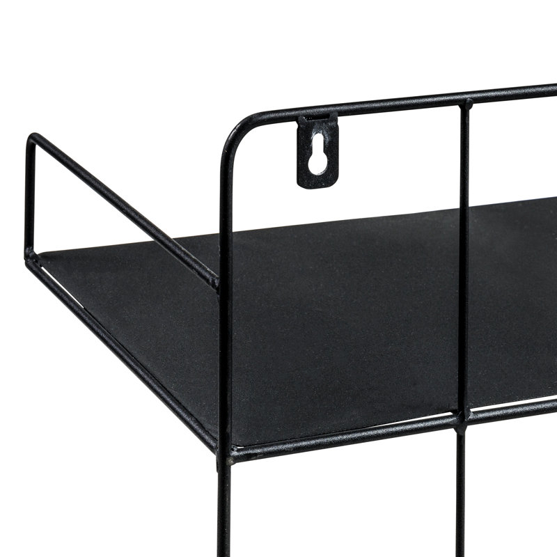2 Piece Metal Floating Shelf