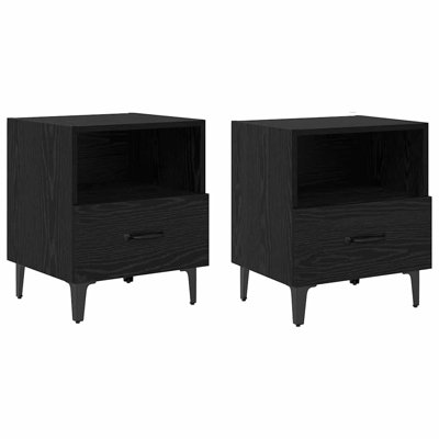 40cm W Manufactured Wood Bedside Table