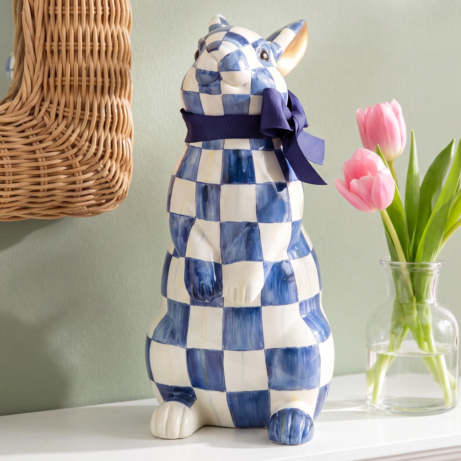 Royal Check Standing Bunny