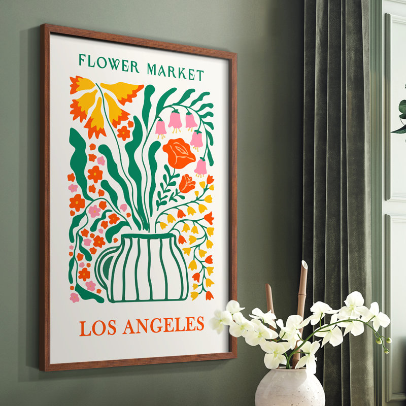 Matisse XXIX Framed Print - Solid Wood, 28" H x 22" W, Brown