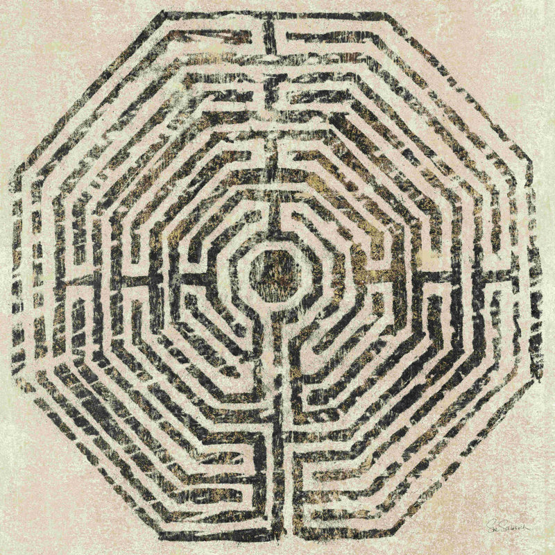 " Labyrinth " by Sue Schlabach, 36" H x 36" W