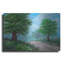Luxe Metal Art 'Spring Country Road'  by Campbell Frost Metal Wall Art, 24" x 16"