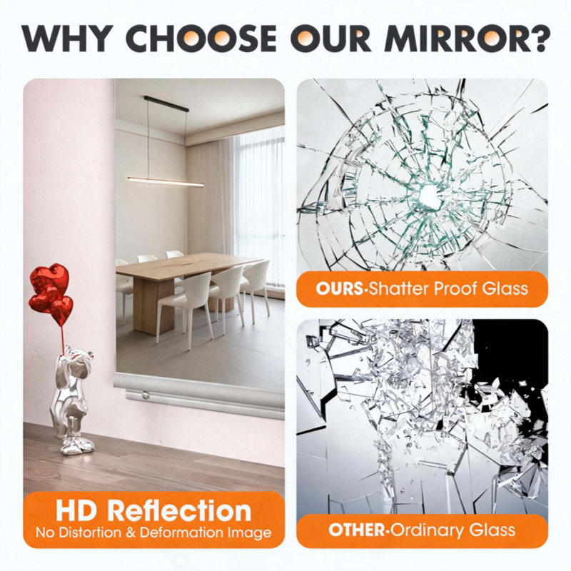 Home Gym Mirror, H 55 po x l 17 po