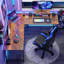 L-Shaped Metal Base Computer Desk-126450029