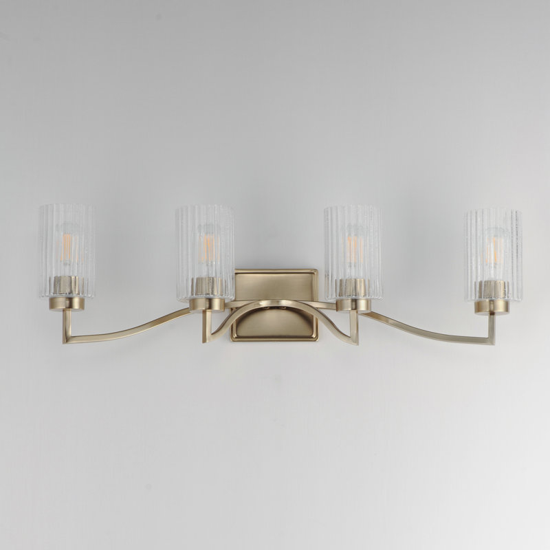 Meuble-lavabo Brenner, Champagne satiné