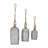 Kaskaskia Metal Tibetan Inspired Indoor Outdoor Decorative Cow Bells with Jute Hanging Rope Set-935436612