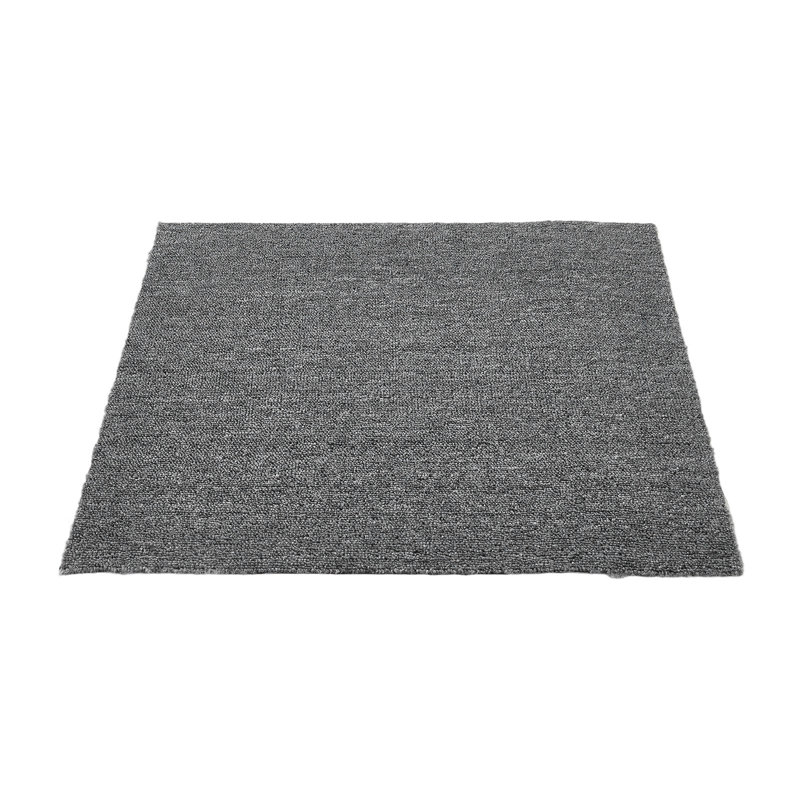 50cm W x 50cm L Textured Cut And Loop Mounting / Installation Required Polypropylene Plastic Carpet Tile