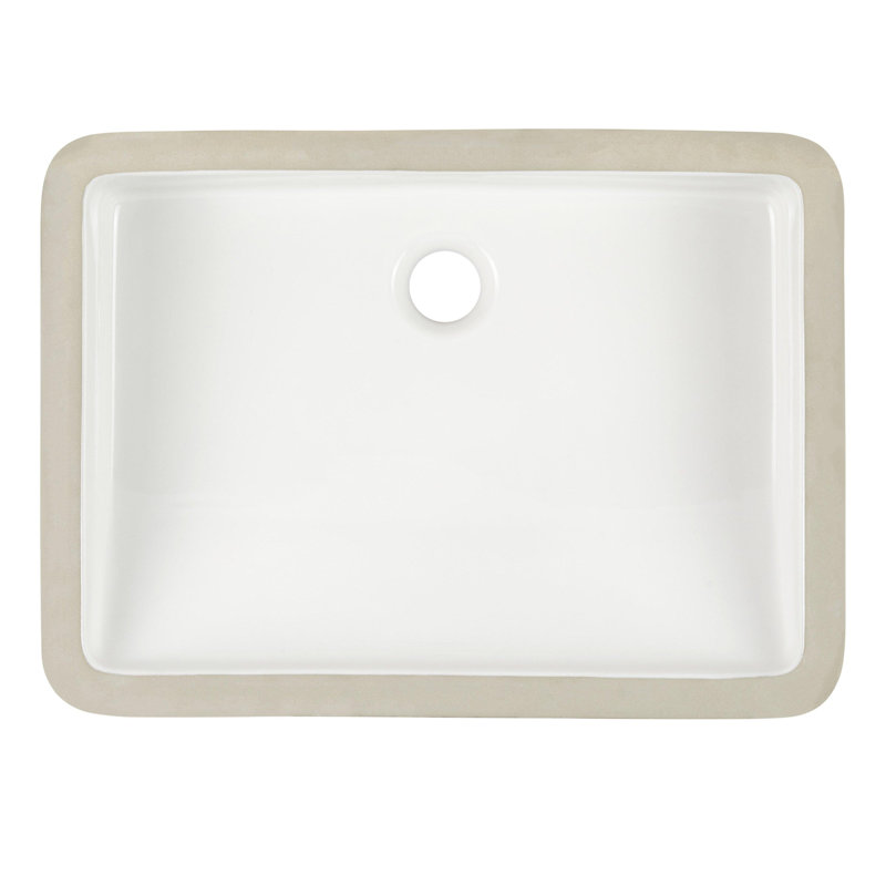 Boylan 20" Vitreous China Undermount Bathroom Sink