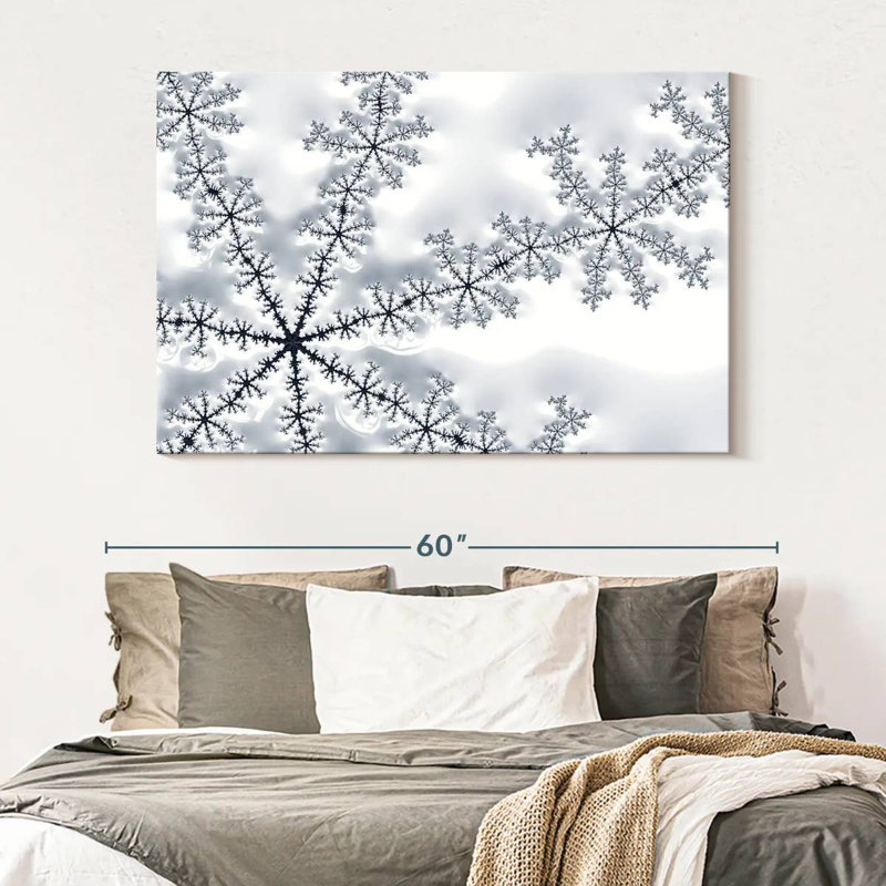 Fractales de flocon de neige Alvord, H 34 po x l 51 po