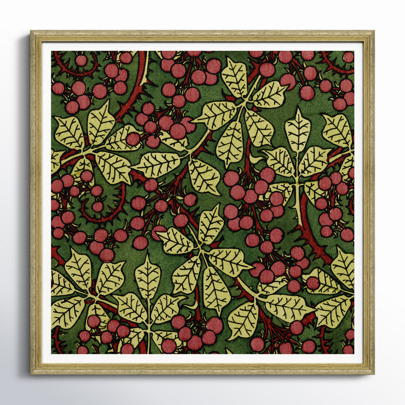 «Beaune Textile Patterns from the 19th Century», impression encadrée