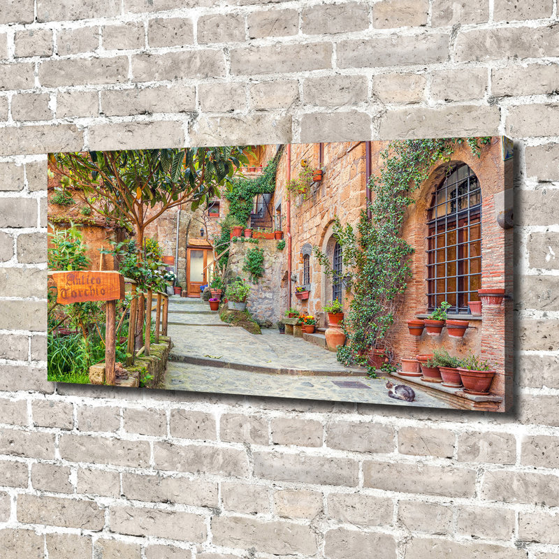 Italian Streets - Wrapped Canvas Print