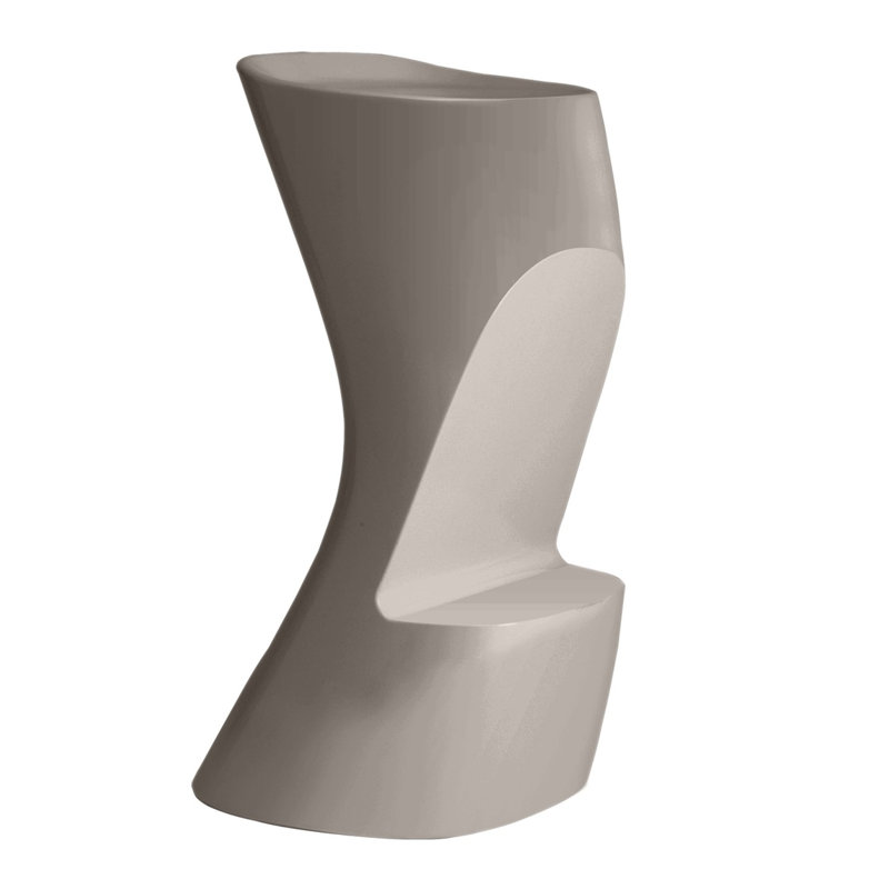 Noma Patio Bar Stool, Taupe
