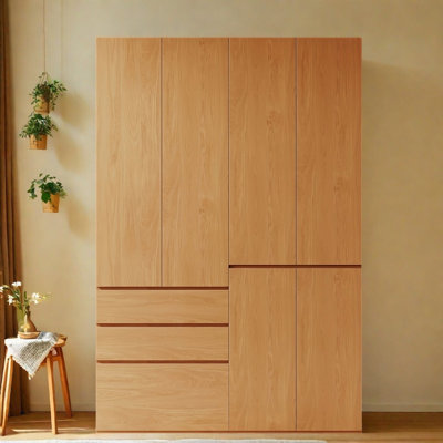Garde-robe simple de couleur unie