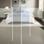 Ensembles de literie luxueux en coton blanc, style bord de mer pour le confort de la maison