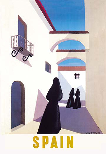 « espagne » par a. herford, impression